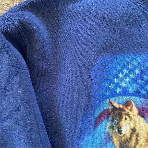 Vintage American Wolf Sweatshirt Size XL - Picture 12 of 13